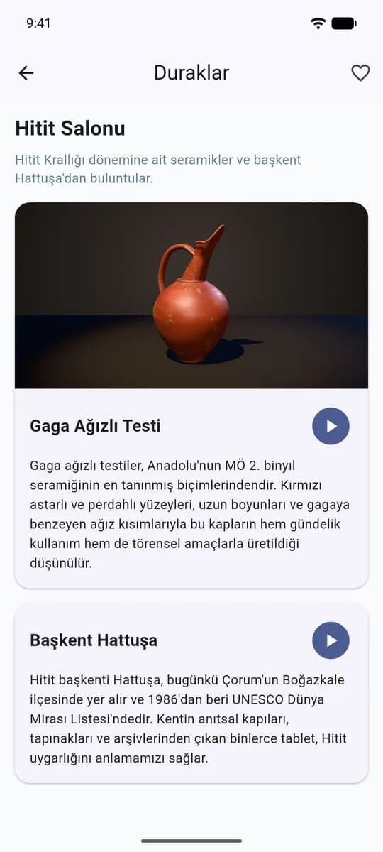 Eser ayrıntısı: görsel, metin ve sesli anlatım